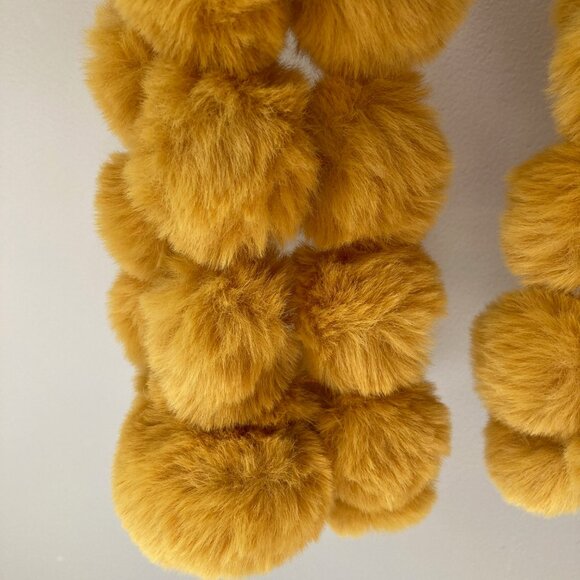 Jayley Accessories Jayley Faux Fur Pompom Scarf Poshmark